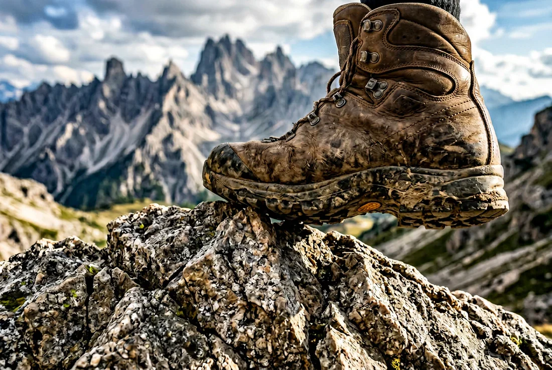Immersion épique au sommet du Mont Sinaï Vue panoramique épique du Mont Sinaï au lever du soleil avec un randonneur solitaire