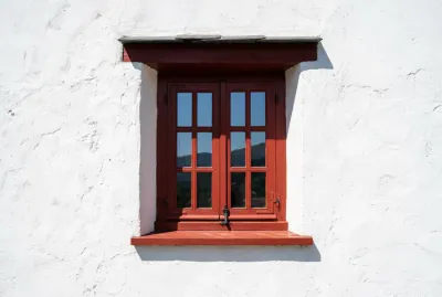 Architecture traditionnelle basque en gros plan